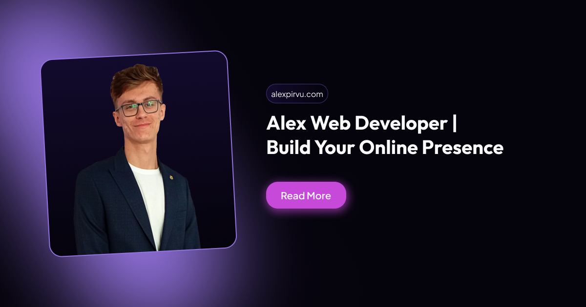 Alex Web Developer | Build Your Online Presence